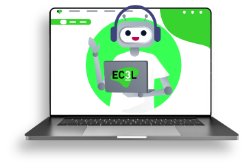 Laptop mit EC3L PC Bot